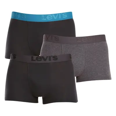 3PACK pánské boxerky Levis vícebarevné