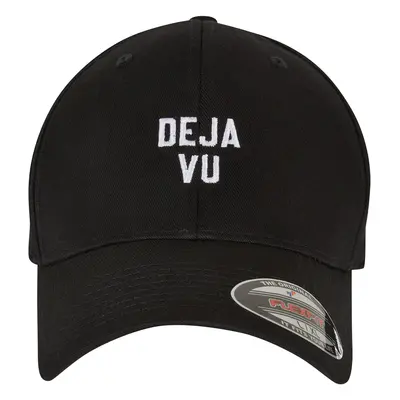 Deja Vu Flexfit Cap černá/bílá