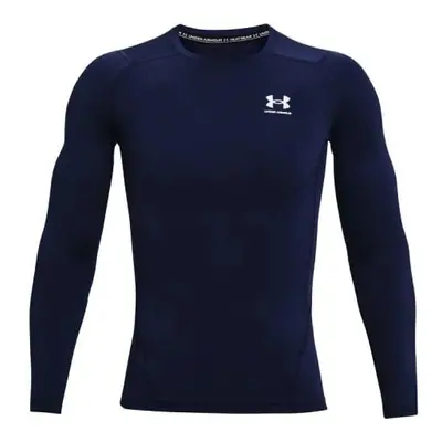 Pánské tričko Under Armour HeatGear Comp LS Midnight Blue