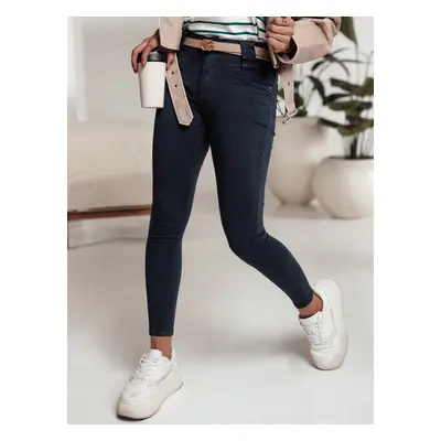 Spodnie damskie STYLELIFT skinny jeans niebieskie Dstreet