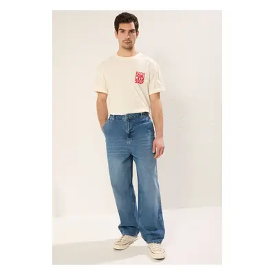 Trendyol Medium Blue Skater Jeans