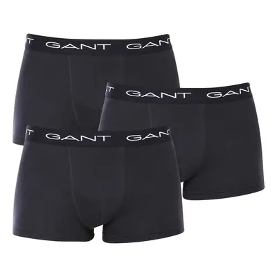 3PACK pánské boxerky Gant černé