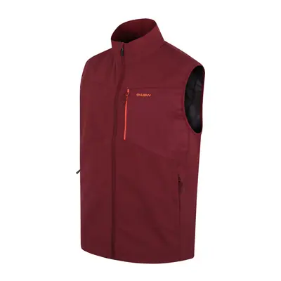 Pánská softshell vesta HUSKY Salien bordo