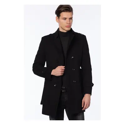 PLT8320 DEWBERRY MEN'S COAT-BLACK