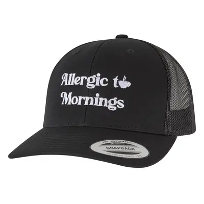 Kšiltovka Alergic To Mornings Retro Trucker černý