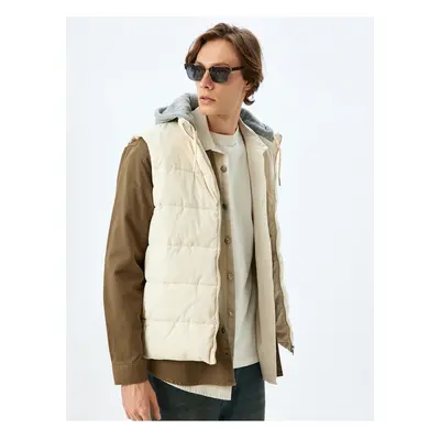 Koton Puffer Vest Slim Fit Zippered