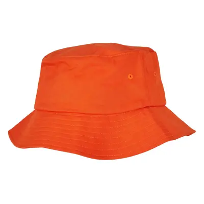 Klobouk Flexfit Cotton Twill Bucket oranžový