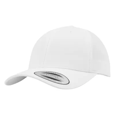 Zakřivený klasický snapback bílý