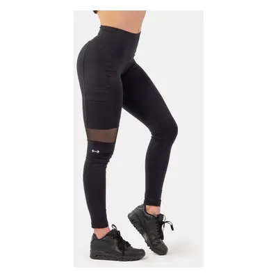 Dámské legíny Nebbia High-Waist ¾ Length Sporty Leggings black