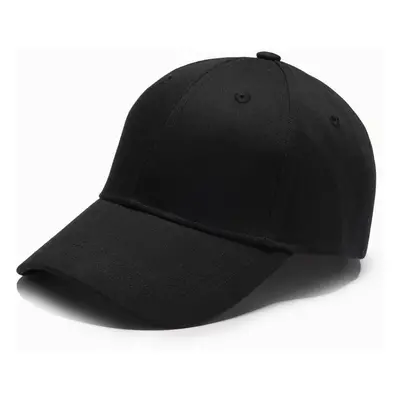 Ombre Men's one-color baseball cap - black