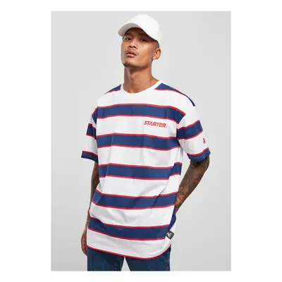 Starter Logo Striped Tee bílo/modré