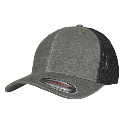 Retro Trucker Melange Cap khaki/černá síťovina