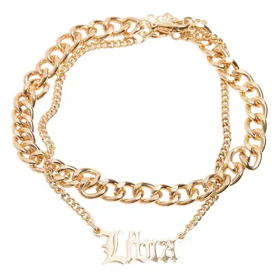 Zodiac Golden Anklet libra