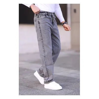 Trendyol Gray Baggy Fit Jeans Denim Trousers