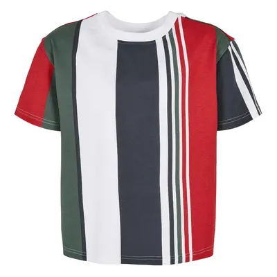 Boys Heavy Oversized Big AOP Stripe Tee bílá/námořnická