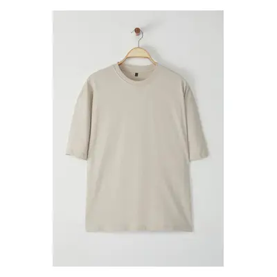 Trendyol stone Oversize/Wide Cut 100% T-Shirt