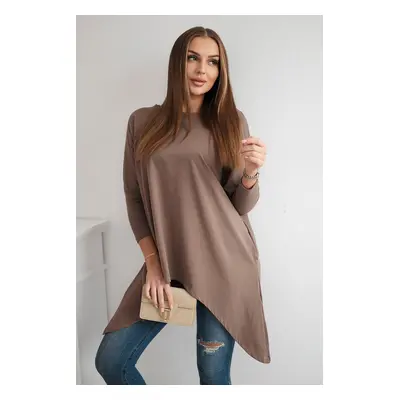 marka niezdefiniowana Oversize halenka cappuccino