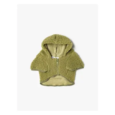 Koton Plush Dog Sweatshirt Hooded Zipper