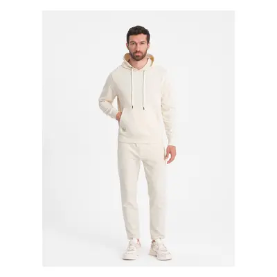 Ombre Men's tracksuit set kangaroo sweatshirt + pants