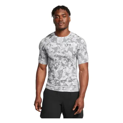 UA HG Armour Prtd SS-GRY