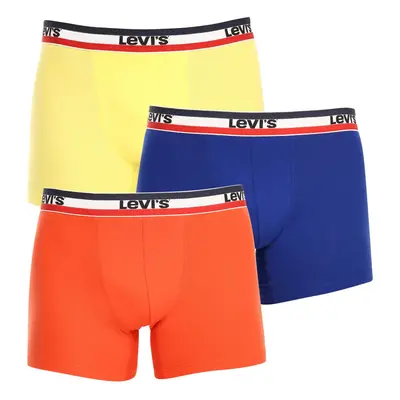 3PACK pánské boxerky Levis vícebarevné