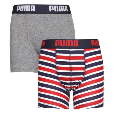 2PACK chlapecké boxerky Puma vícebarevné