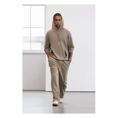 Trendyol Limited Edition Mink Oversize/Wide Cut Carpenter Sweatpants