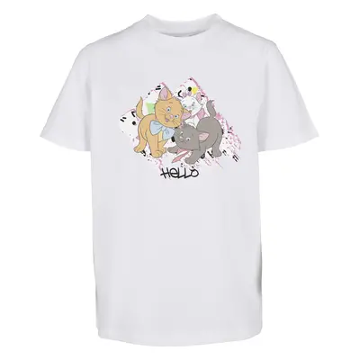 Dětské tričko Aristocats Hello Tee bílé