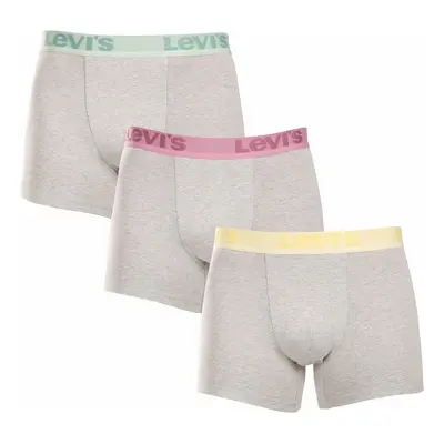 3PACK pánské boxerky Levis vícebarevné