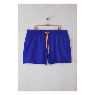 Trendyol Saks Plus Size Standard Fit Swim Shorts