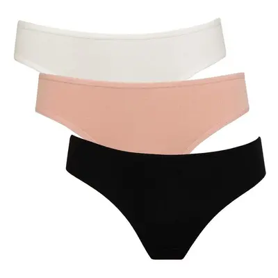 DEFACTO Fall In Love Ribana 3-Pack Brazilian Panties