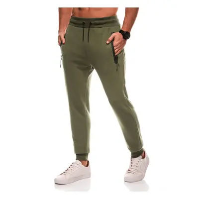 Edoti Men's BASIC uniform sweatpants - dark olive