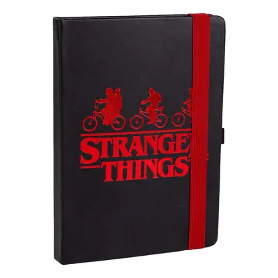 PREMIUM NOTEBOOK FAUX-LEATHER STRANGER THINGS