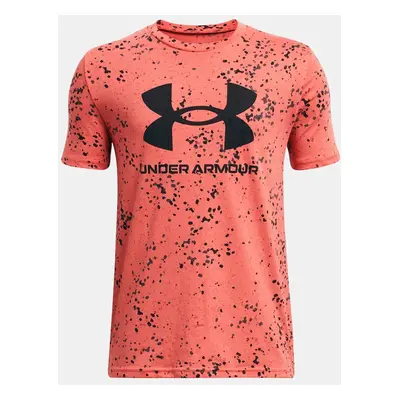 Chlapecké tričko Under Armour SPORSTYLE LOGO AOP SS