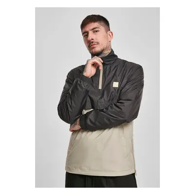 Stand Up Collar Pull Over Jacket černá/beton