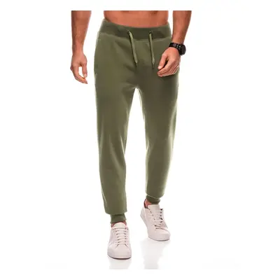 Edoti BASIC men's uniform sweatpants joggers - dark olive green