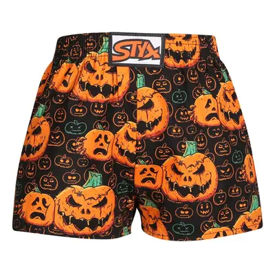 Dětské trenky Styx art klasická guma Halloween dýně