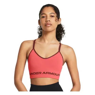 Podprsenka Under Armour UA Seamless Low Long Bra - růžová