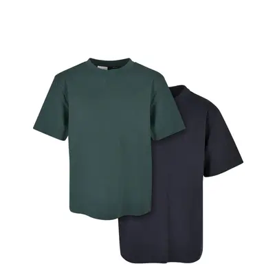 Boys Tall Tee 2-Pack navy+bottlegreen