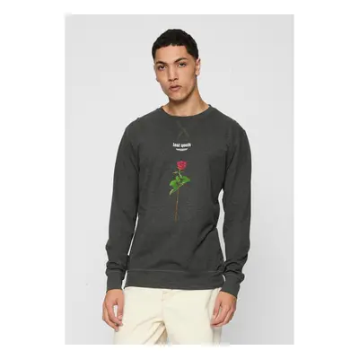 Dřevěné uhlí Lost Youth Rose Crewneck