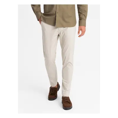 Ombre Men's REGULAR FIT uniform chino pants - beige