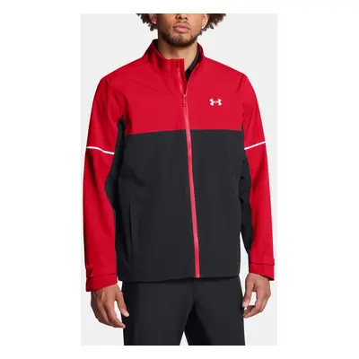 Pánská bunda Under Armour DRIVE RAIN JACKET-RED - Pánské