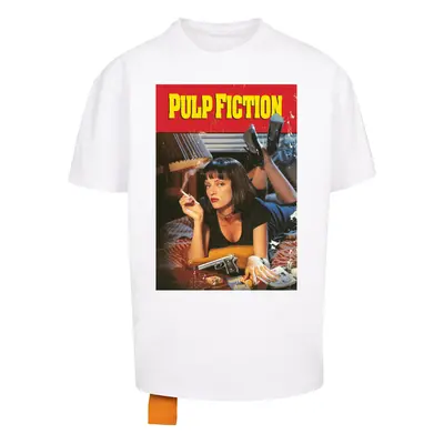 Pánské tričko Pulp Fiction Poster Oversize bílé