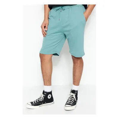 Trendyol Shorts - Green - Normal Waist