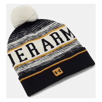 M Halftime Pom Beanie-WHT