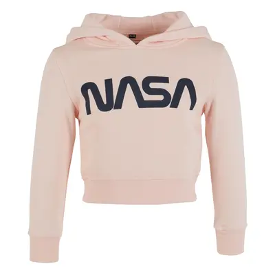 Dětská NASA Cropped Hoody růžová