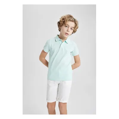 DEFACTO Boys Pique Short Sleeve Polo T-Shirt