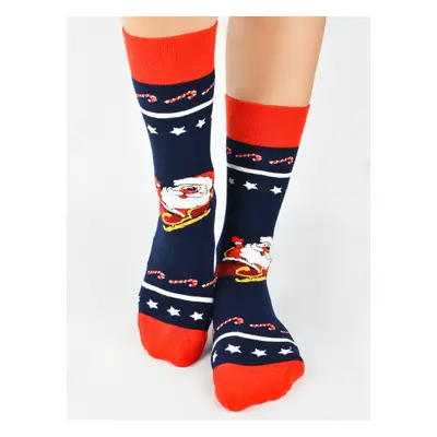 NOVITI Unisex's Socks SB102-U-03 Navy Blue