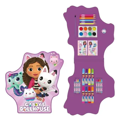 COLOURING STATIONERY SET BOX GABBY´S DOLLHOUSE