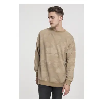 Camo Crewneck písková kamufláž